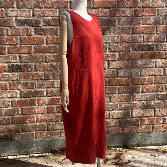 Express orange bodycon form fitting midi dress / XL / Excellent condition - Picture 5 of 17